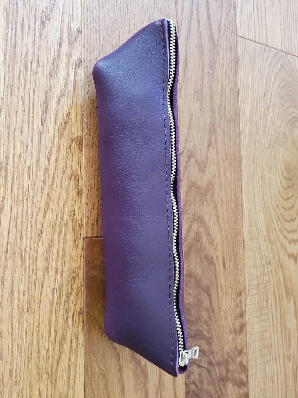 Portland Leather PURPLE family OG Canoe Pouch/ Pencil Case